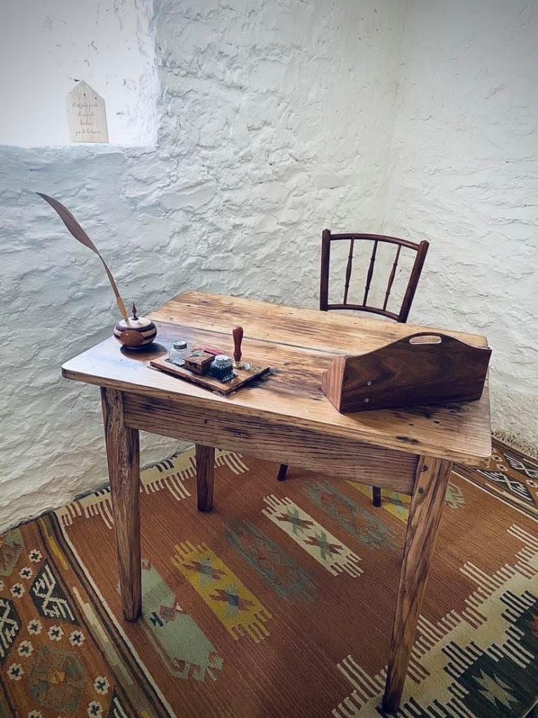 Un bureau pour écrire au calme